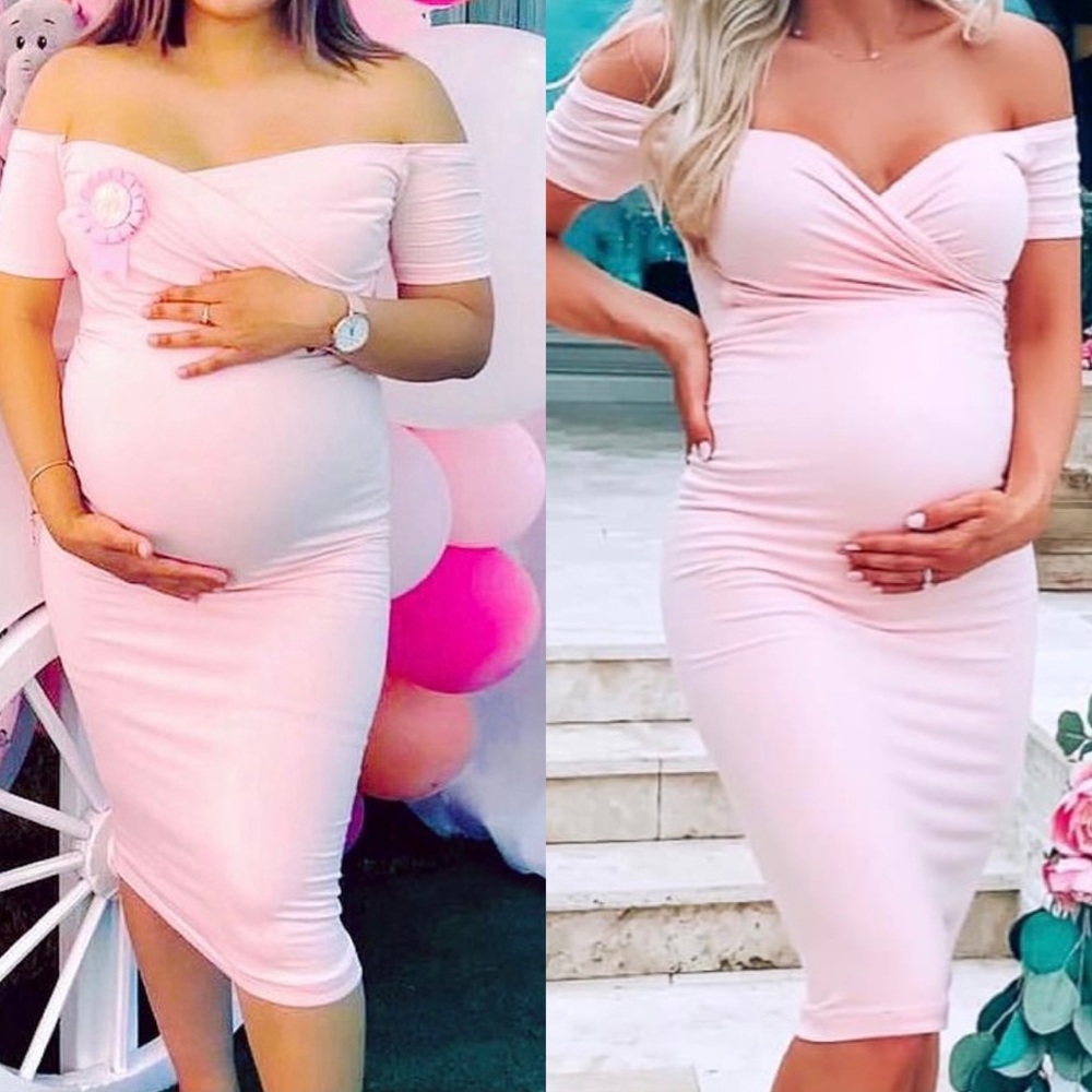 Maternity baby shower dress